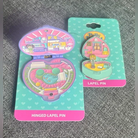 NWT! POLLY POCKET PINS! ADORABLE. SOLD OUT LIKE HOTCAKES IN STORE/ONLINE! 5 ⭐️! - Picture 7 of 10